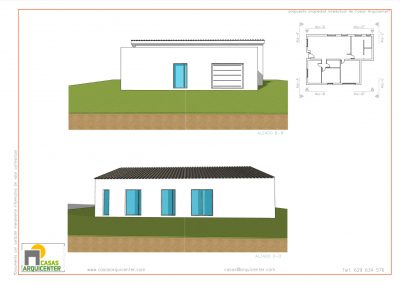 passivhaus madrid modelo alzado